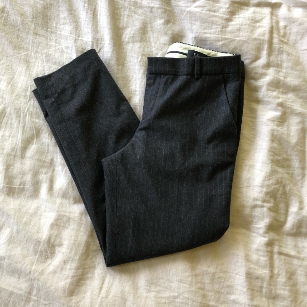 J. Crew Collection Pinstripe Trousers
